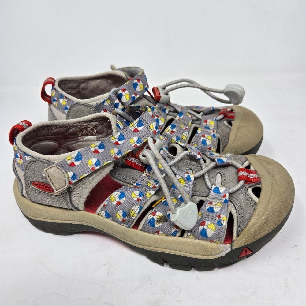 KEEN Newport H2 Sport Water Sandals Kids Size 13 Gray Beach Ball Washable Unisex